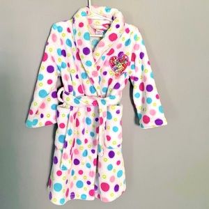 Shopkins cozy kid’s bathrobe.